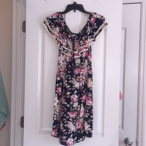 Floral Off-The Shoulder Dress